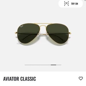 AVIATOR CLASSIC. WORN ONCE.